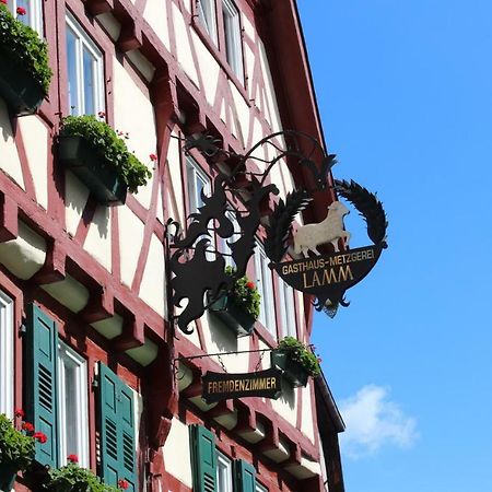 Hotel & Restaurant Lamm Mosbach  Exterior foto