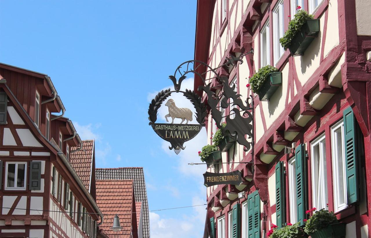 Hotel & Restaurant Lamm Mosbach  Exterior foto